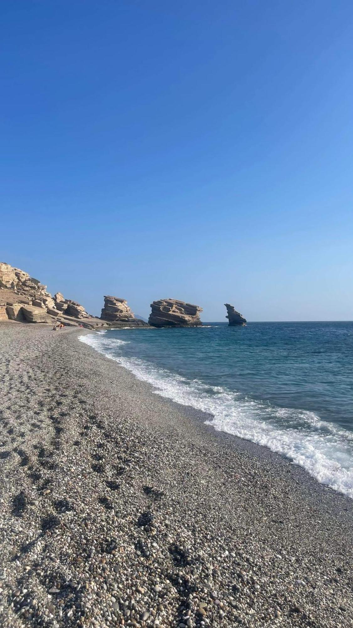 Almyrida Sands Luxury Stone Villa Xirostérnion Exterior foto