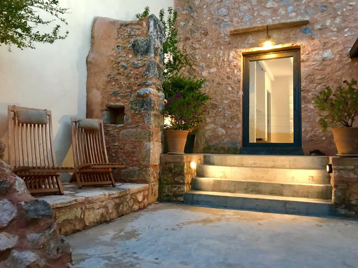 Almyrida Sands Luxury Stone Villa Xirostérnion Exterior foto