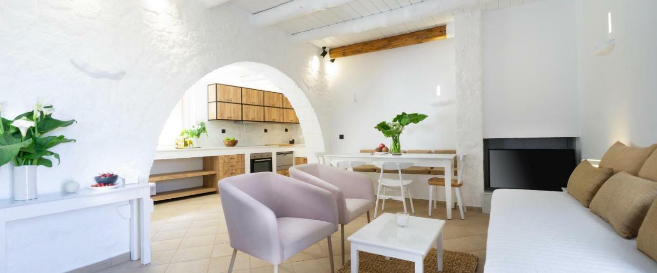 Almyrida Sands Luxury Stone Villa Xirostérnion Exterior foto